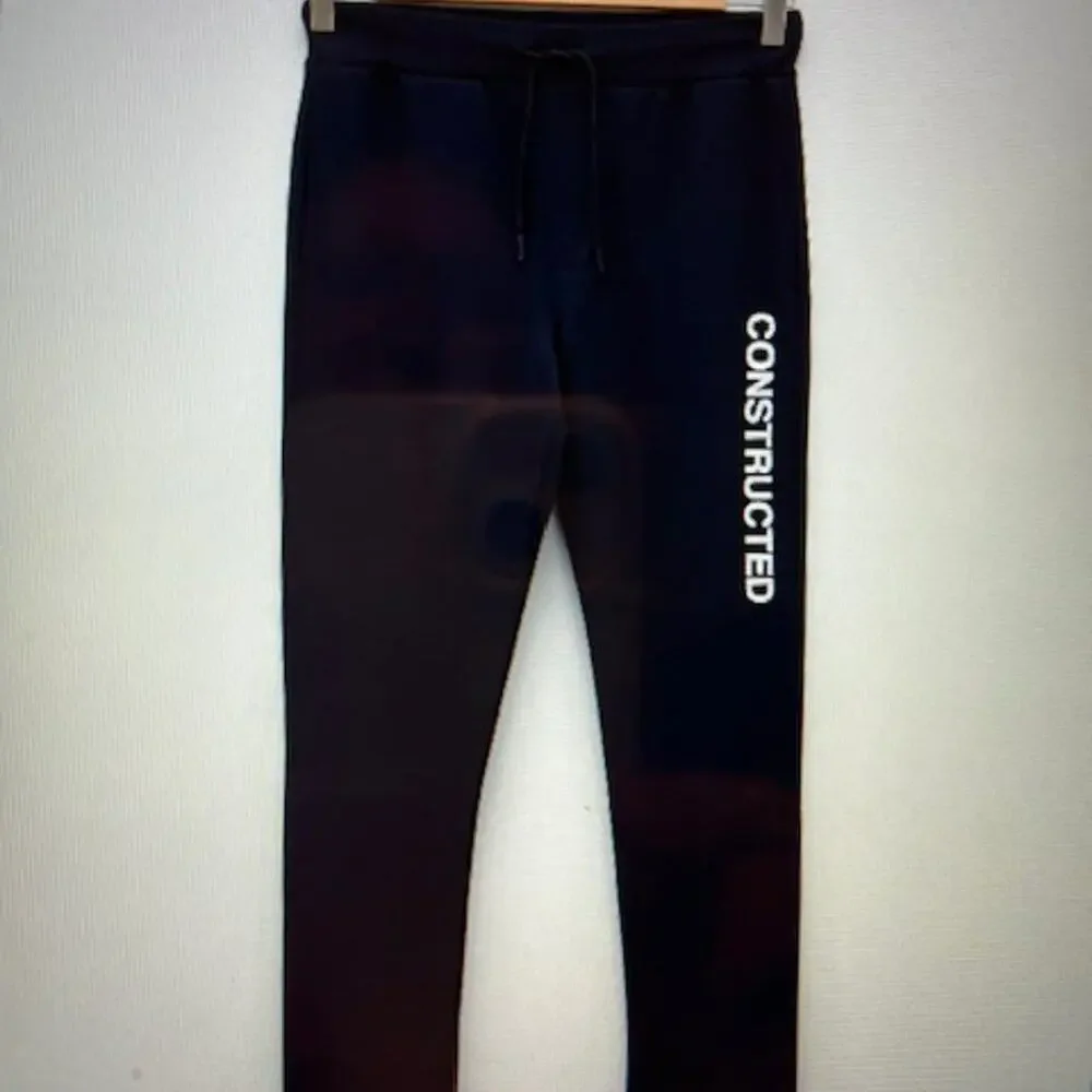 LC Waikiki Black Slim Fit CONSTRUCTED Mens Joggers Sz L